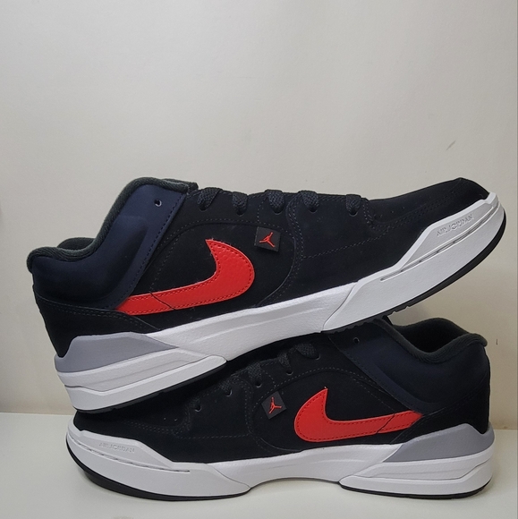 JORDAN STADIUM 90 Black/Fire Red-white  FZ4184 010 - Picture 3 of 11